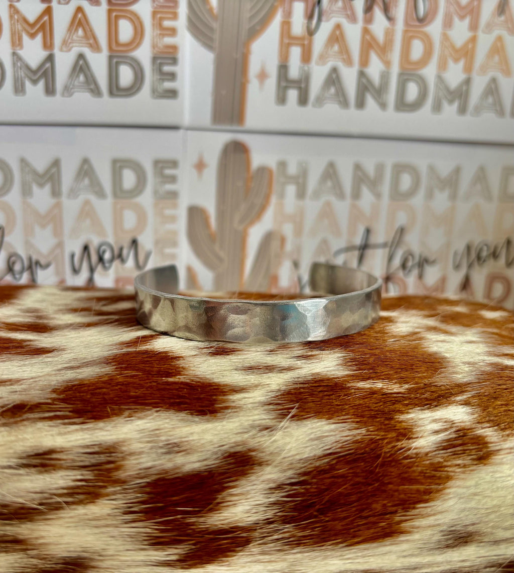 Silver Bracelet HAMMERED