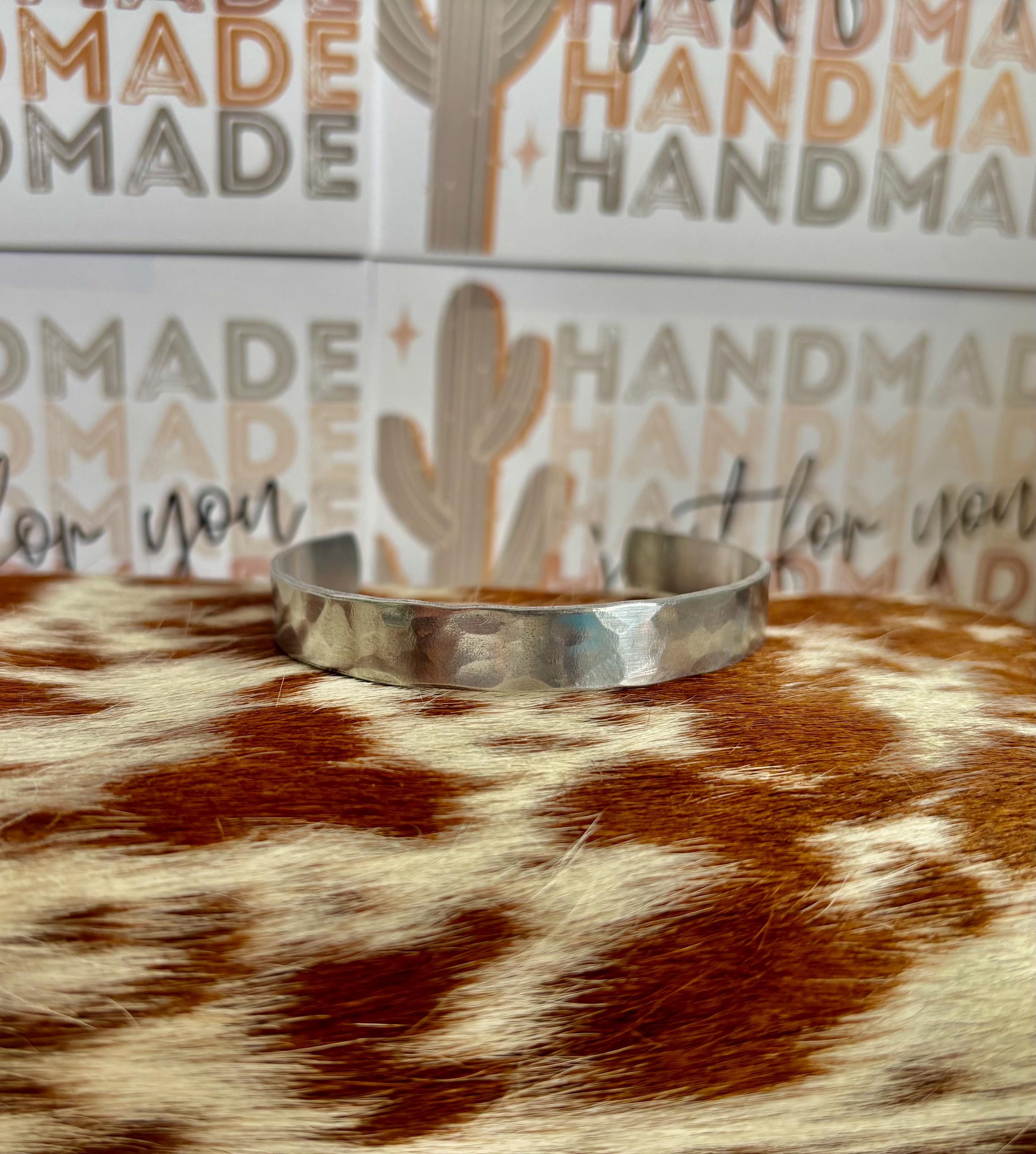 Silver Bracelet HAMMERED