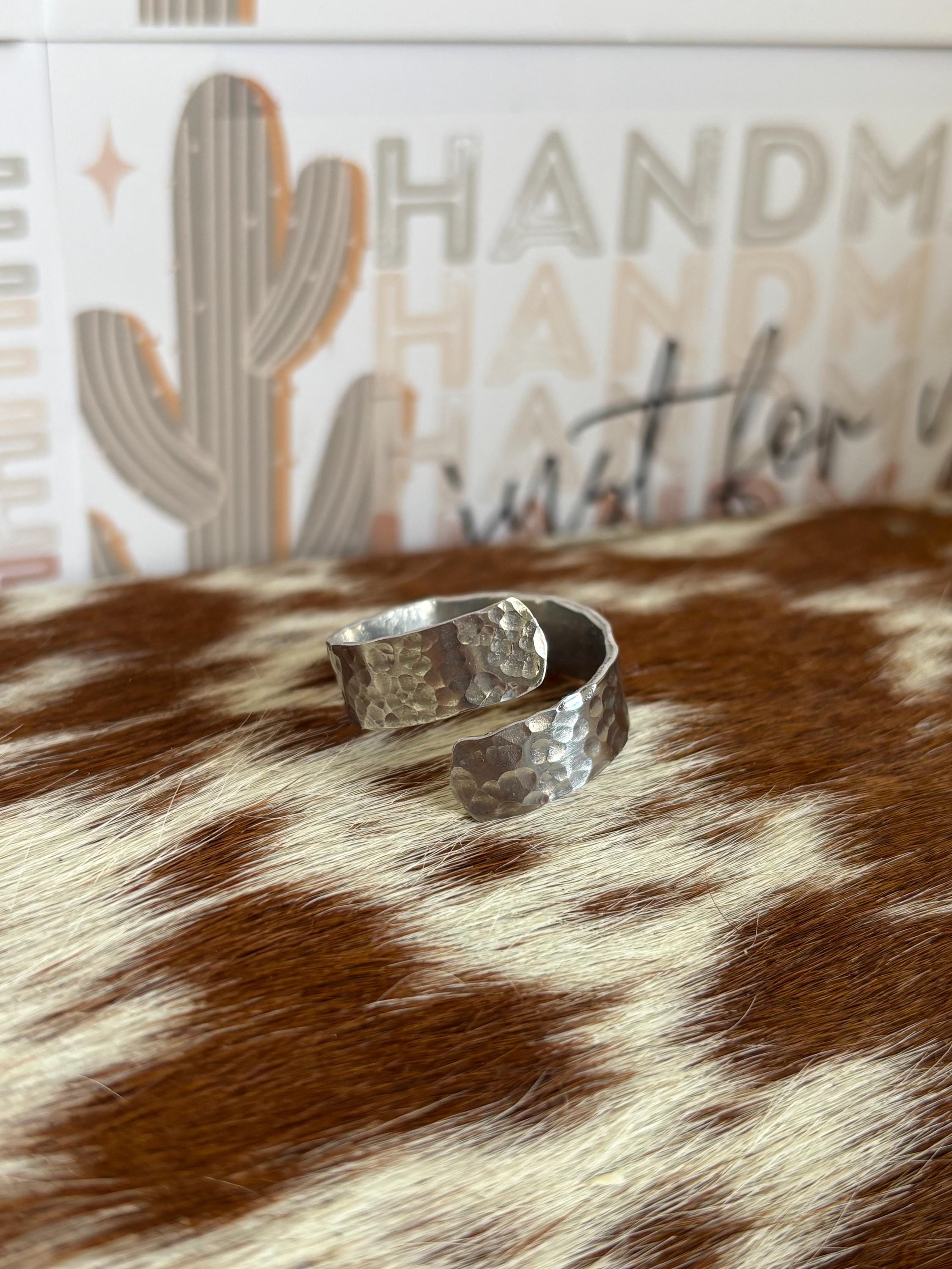 Silver Wrap Ring PEINED