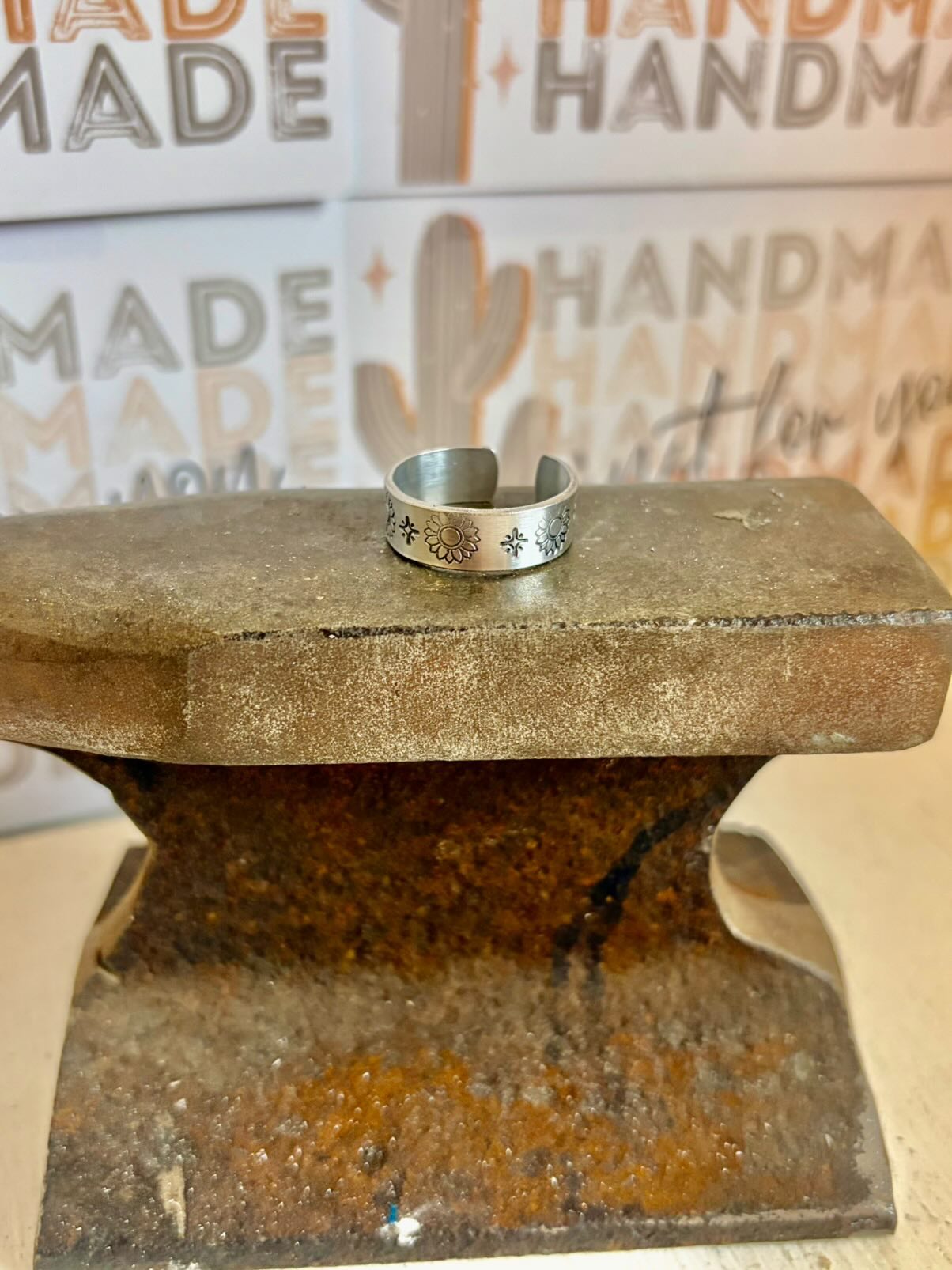 Stacker ring STAR & FLOWER