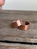 Textured Copper Cuff Ring