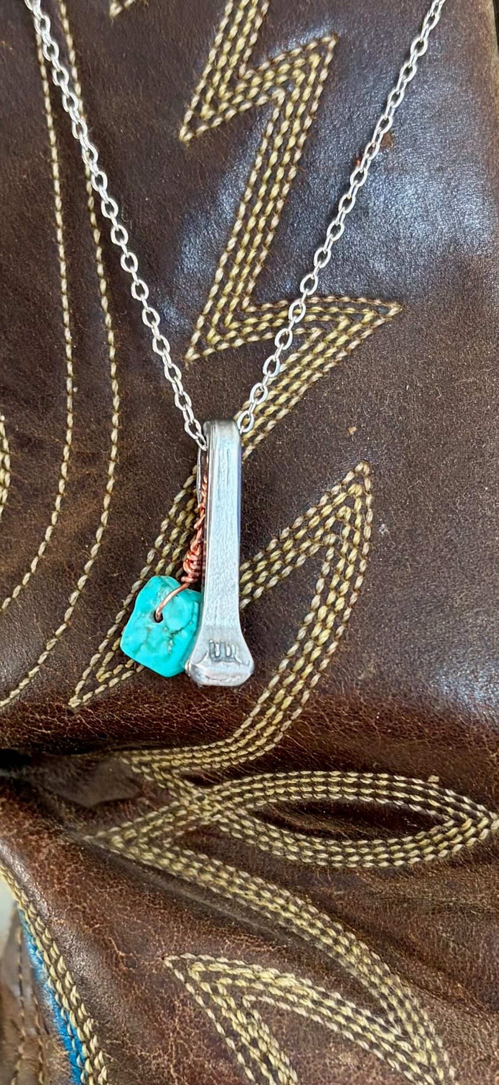 Horseshoe Nail Necklace