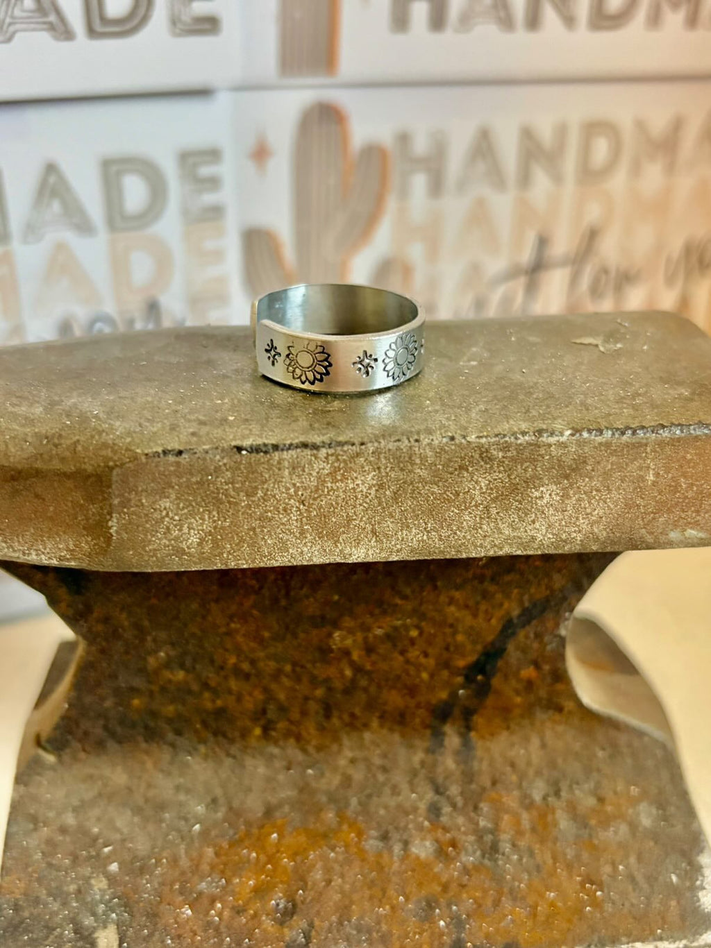 Stacker ring STAR & FLOWER