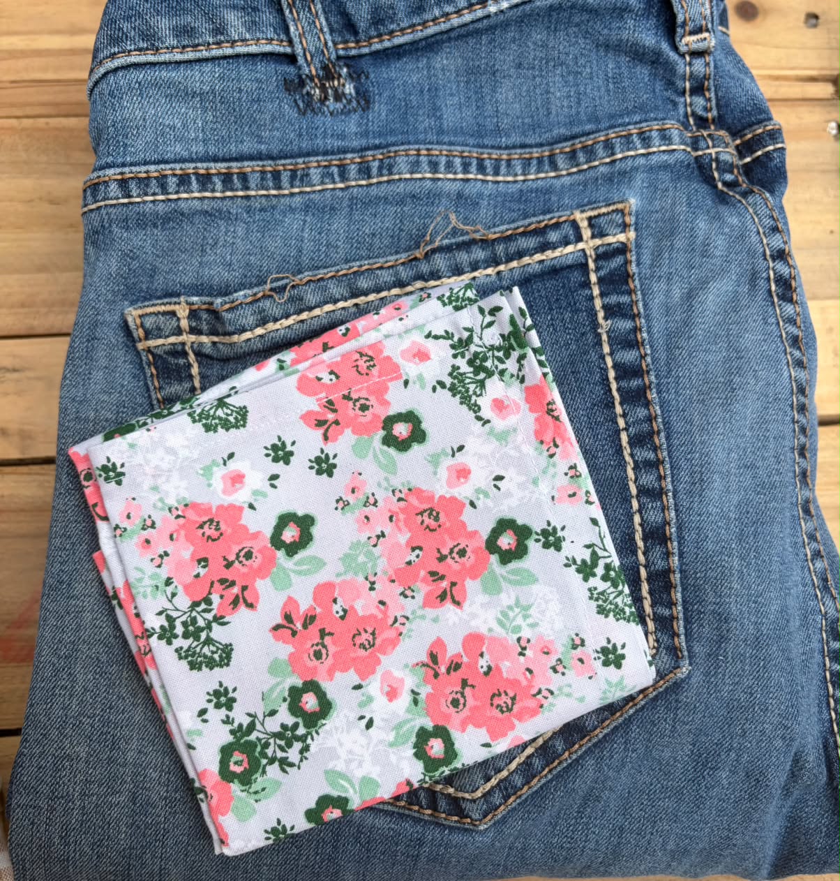 Bandana White Floral