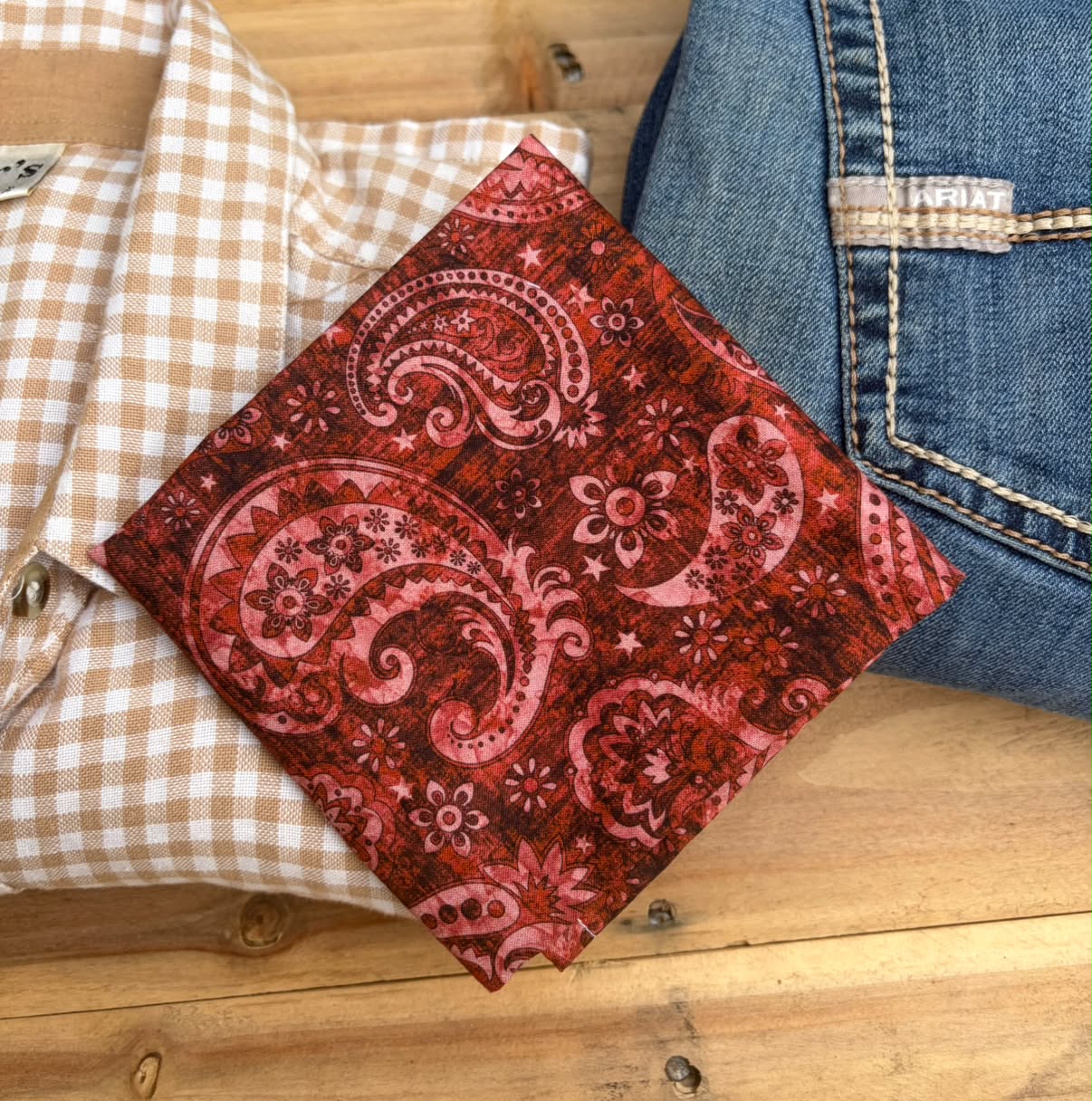 Bandana Red Paisley