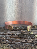 Copper Bracelet with bullet ends