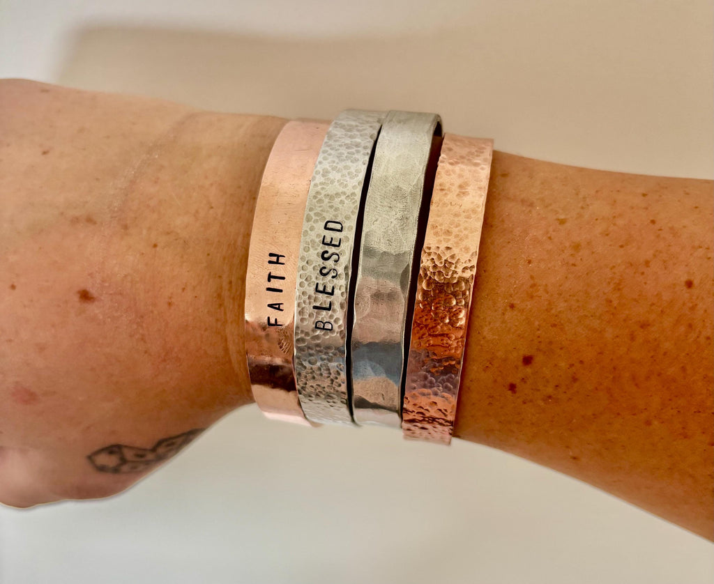 Silver Bracelet HAMMERED