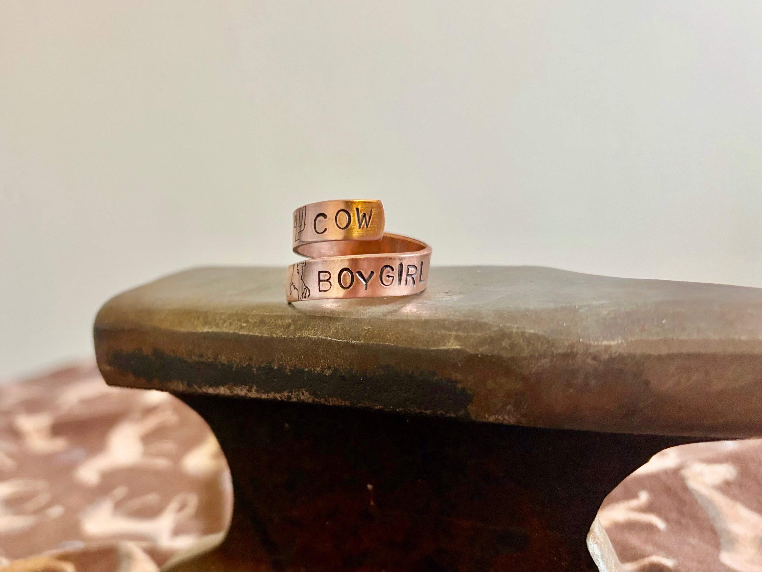 Cowboy Girl Copper Wrap