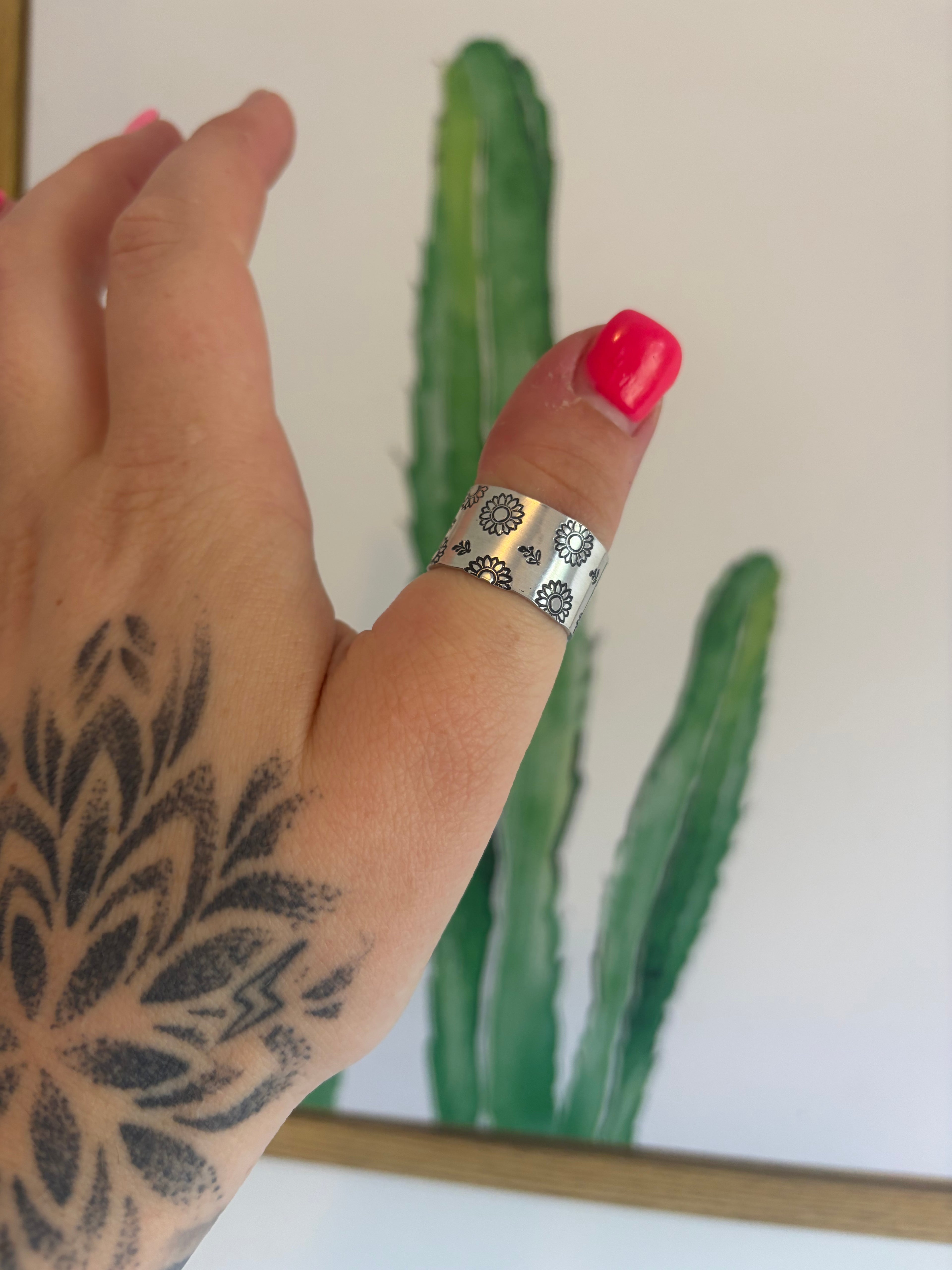 Daisy Cuff Ring