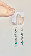 Turquoise Chain Earrings