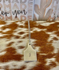 Cattle Tag Necklace