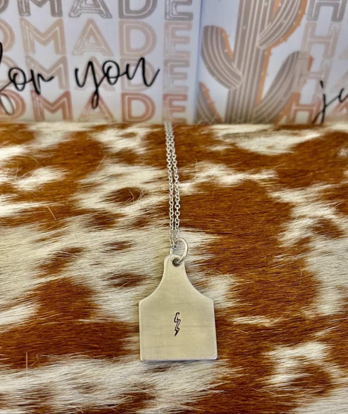 Cattle Tag Necklace