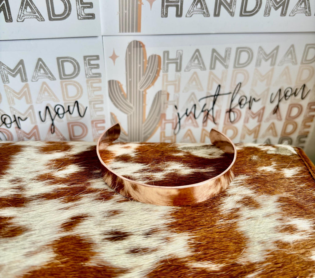 Copper bracelet NO STAMPING