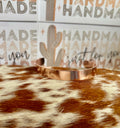 Copper bracelet NO STAMPING