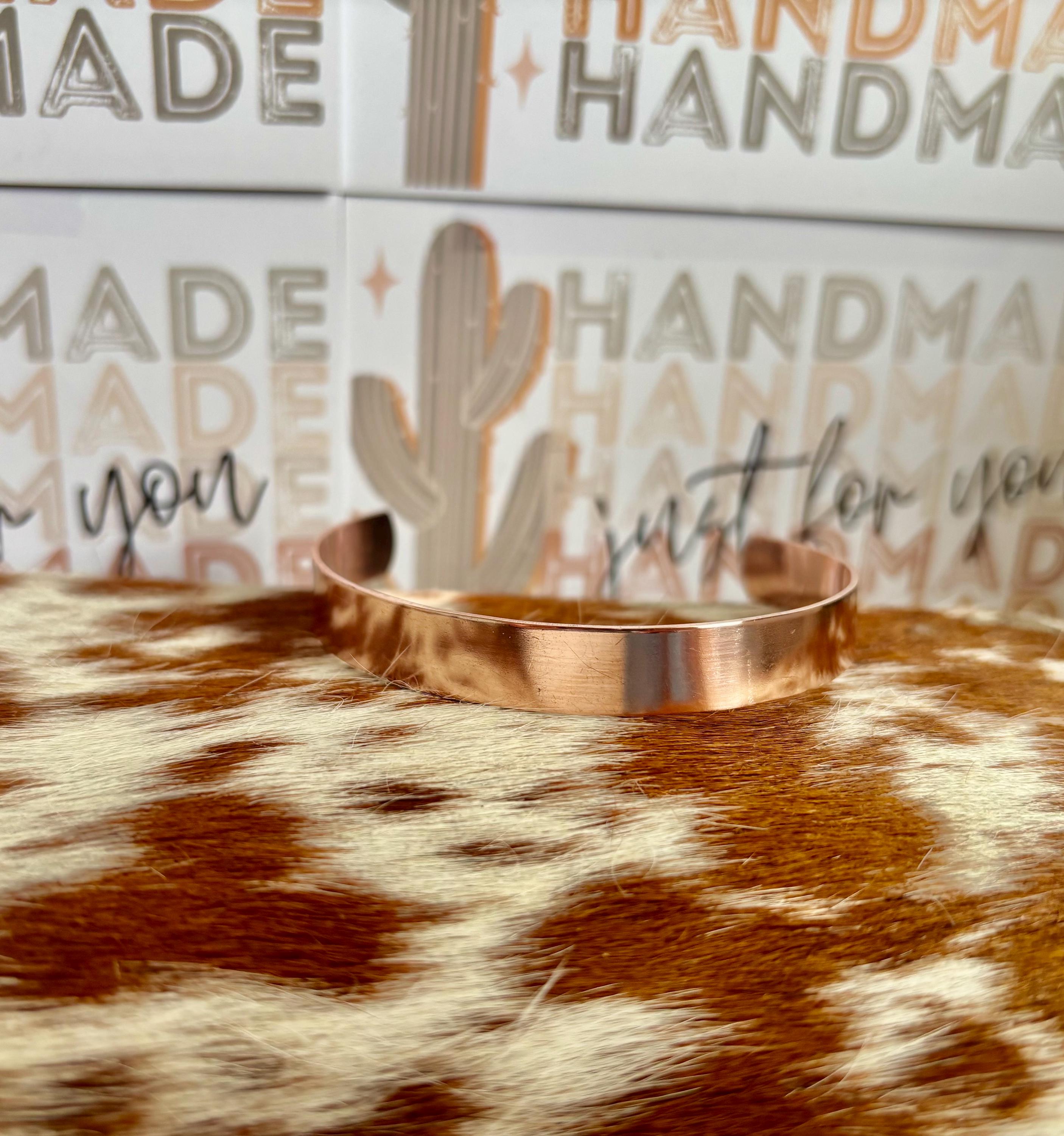 Copper bracelet NO STAMPING