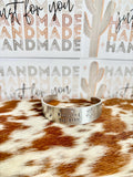 Tappered Silver Bracelet